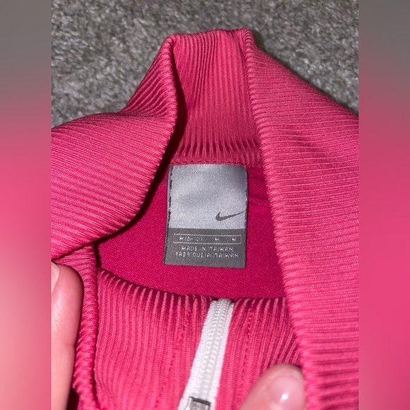 Nike Pink Quarter Zip Pullover - Picture 3 of 3
